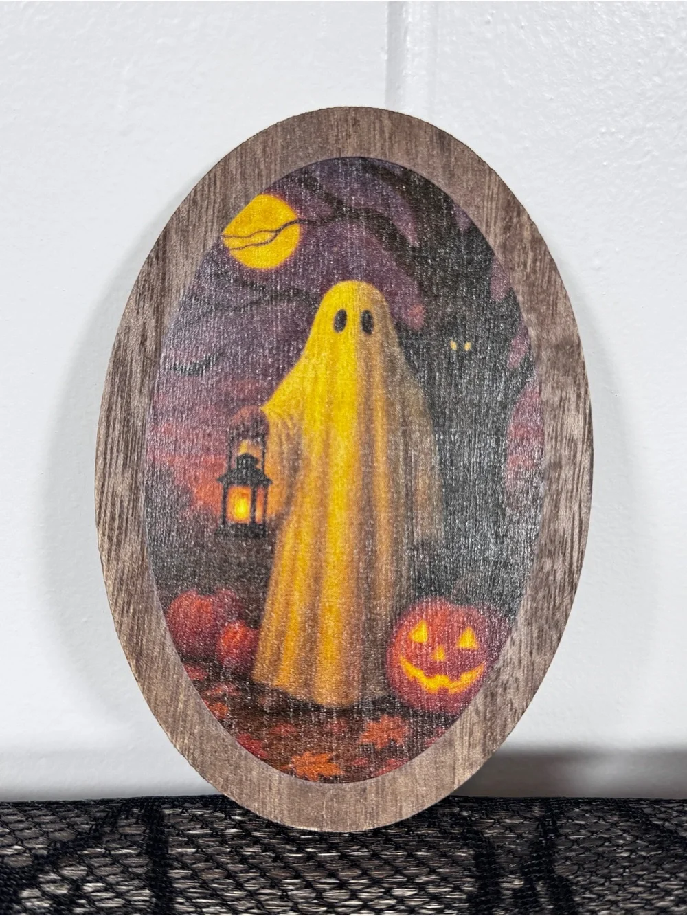 NEW 2026 Target Bullseye Playground Ghost Halloween Wood Decor